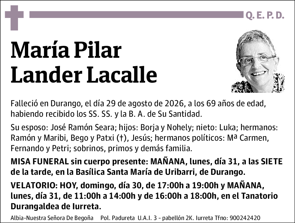 María Pilar Lander Lacalle