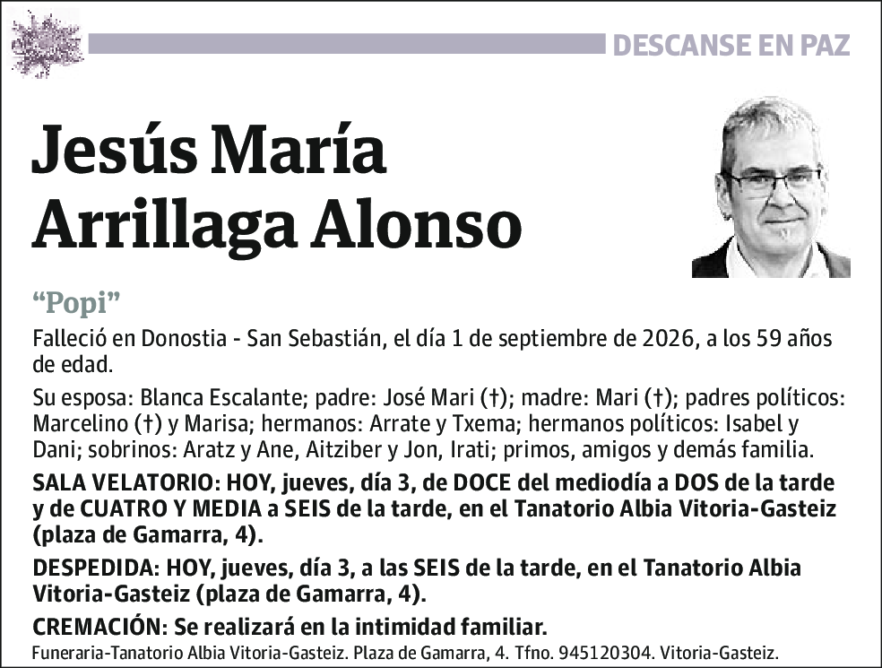 Jesús María Arrillaga Alonso