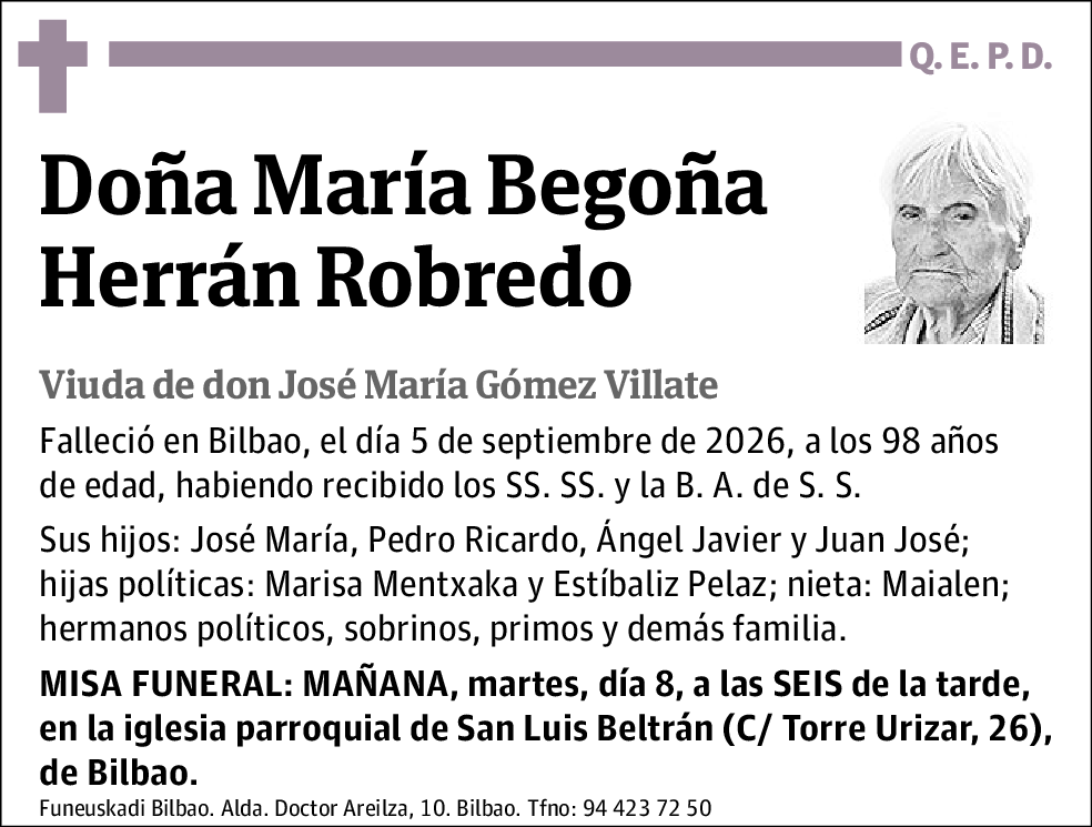 María Begoña Herrán Robredo