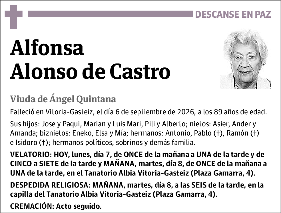 Alfonsa Alonso de Castro