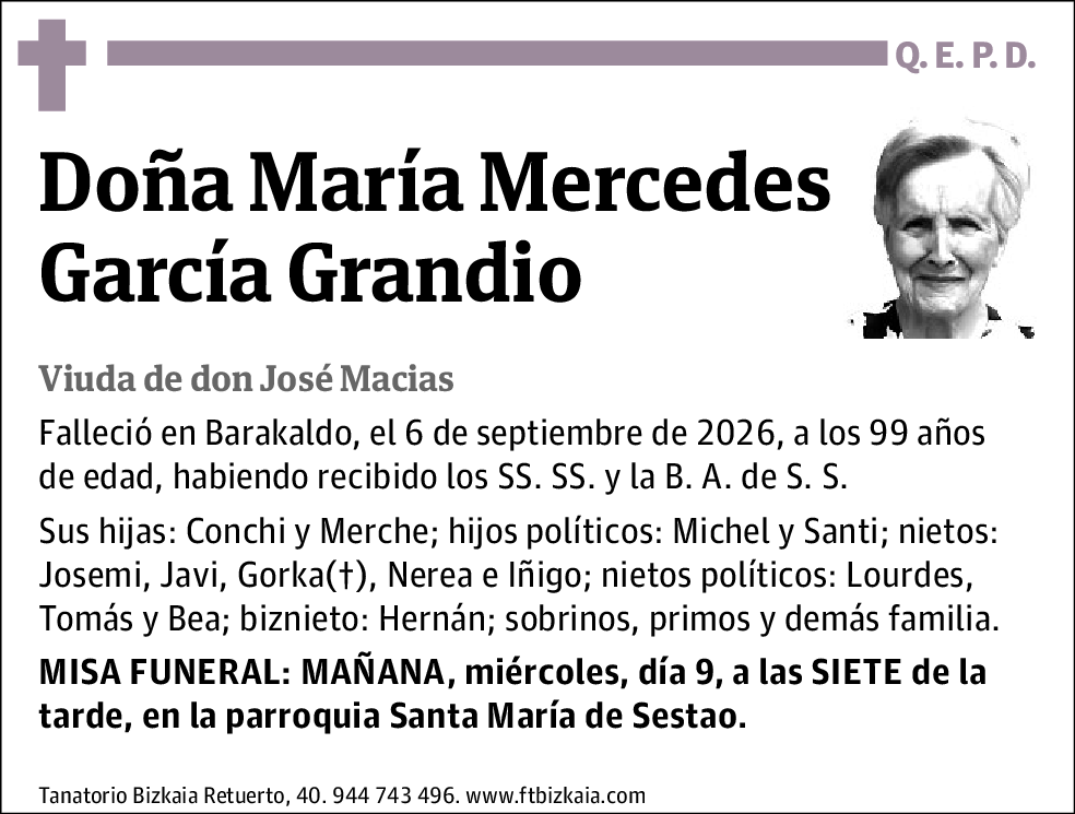 María Mercedes Garcia Grandio