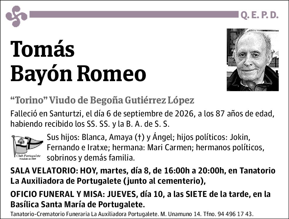 Tomás Bayón Romeo