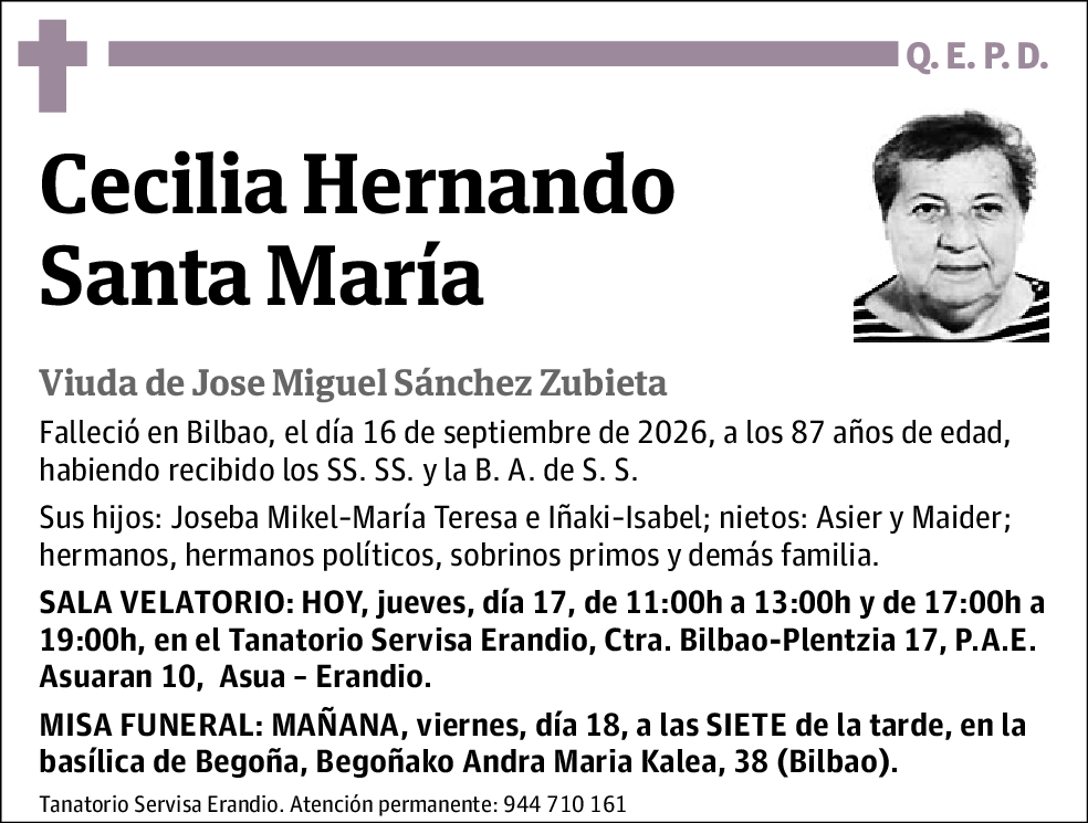 Cecilia Hernando Santa María