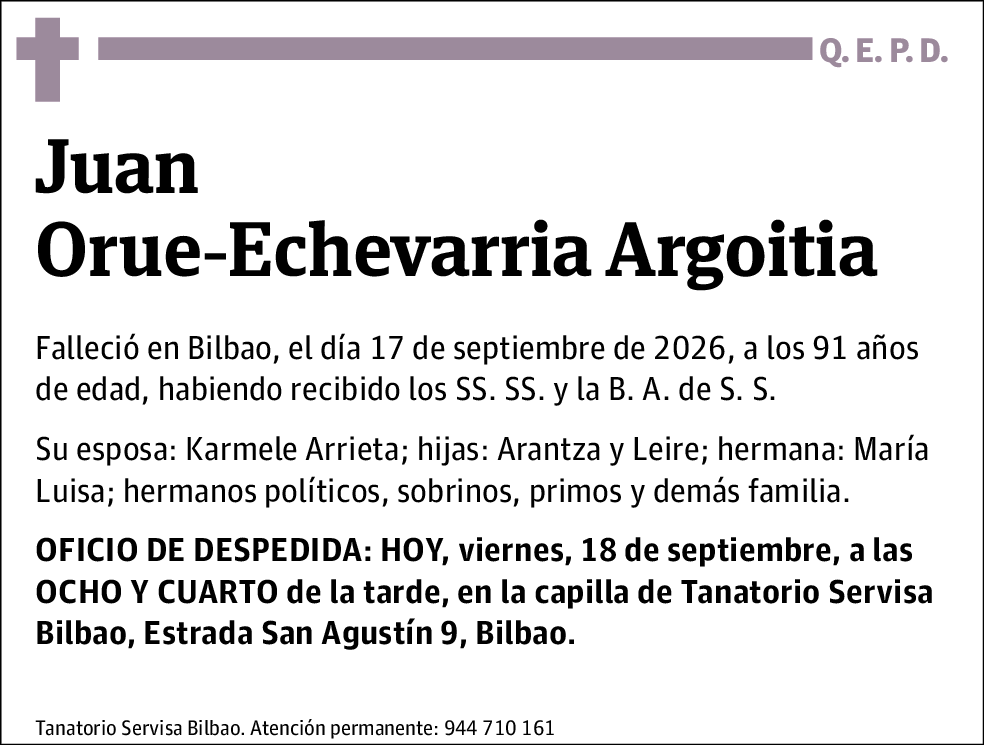 Juan Orue-Echevarria Argoitia