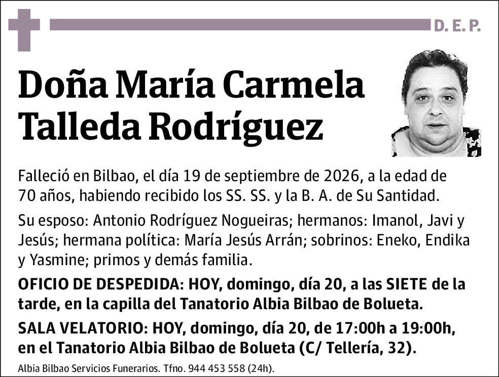 María Carmela Talleda Rodríguez