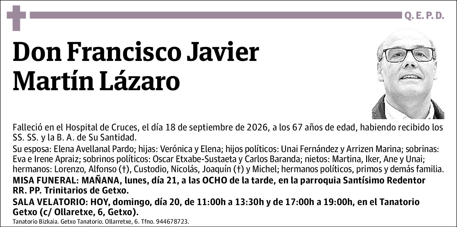 Francisco Javier Martín Lázaro