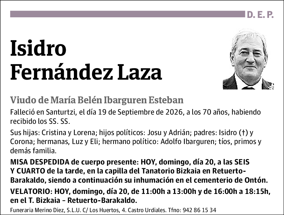 Isidro Fernández Laza