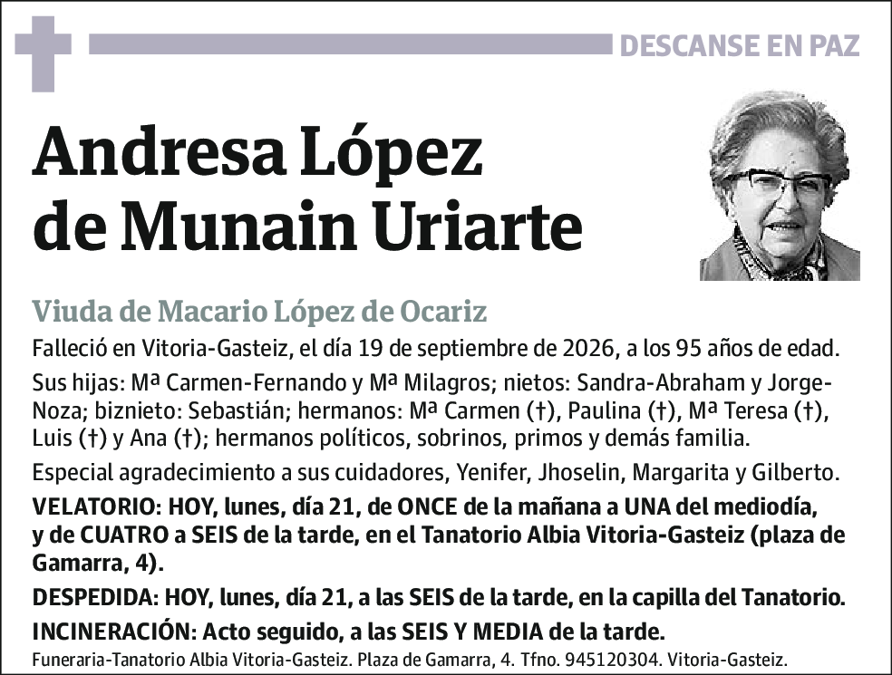 Andresa López de Munain Uriarte