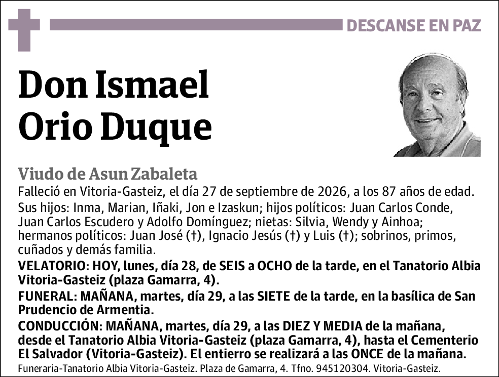 Ismael Orio Duque