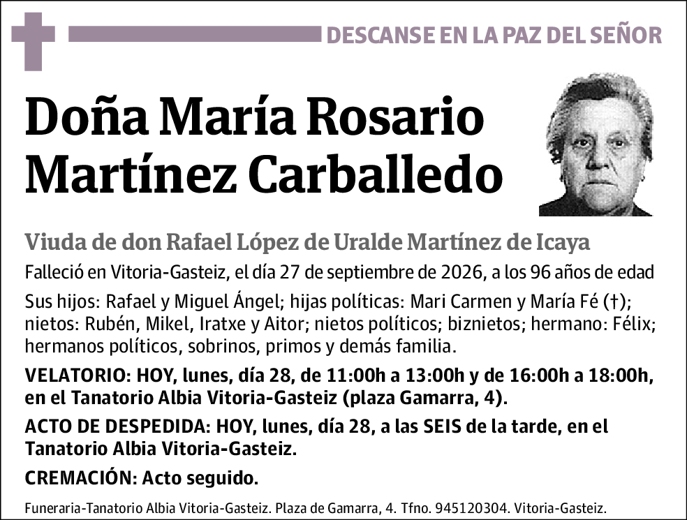 María Rosario Martínez Carballedo