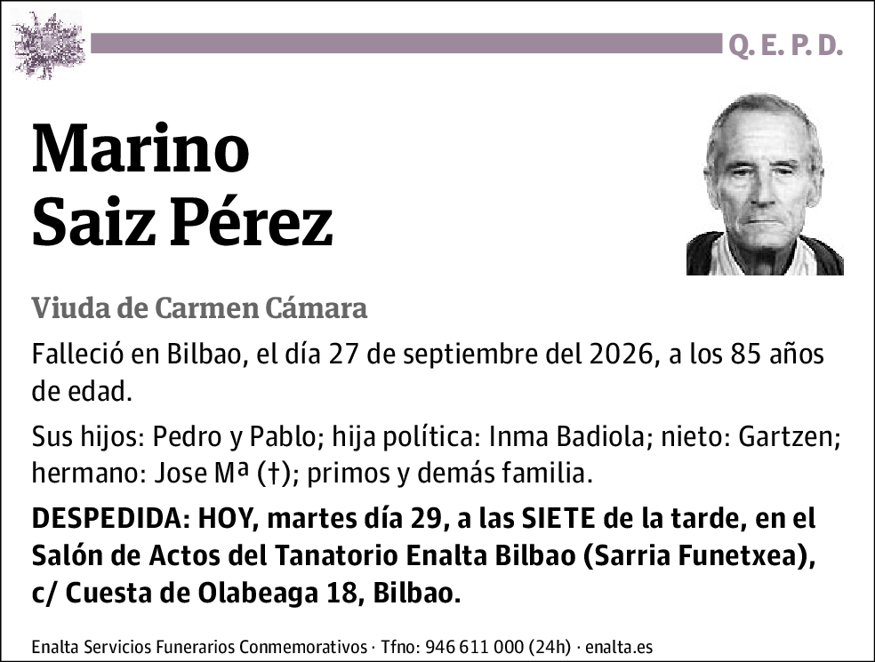 Marino Saiz Pérez