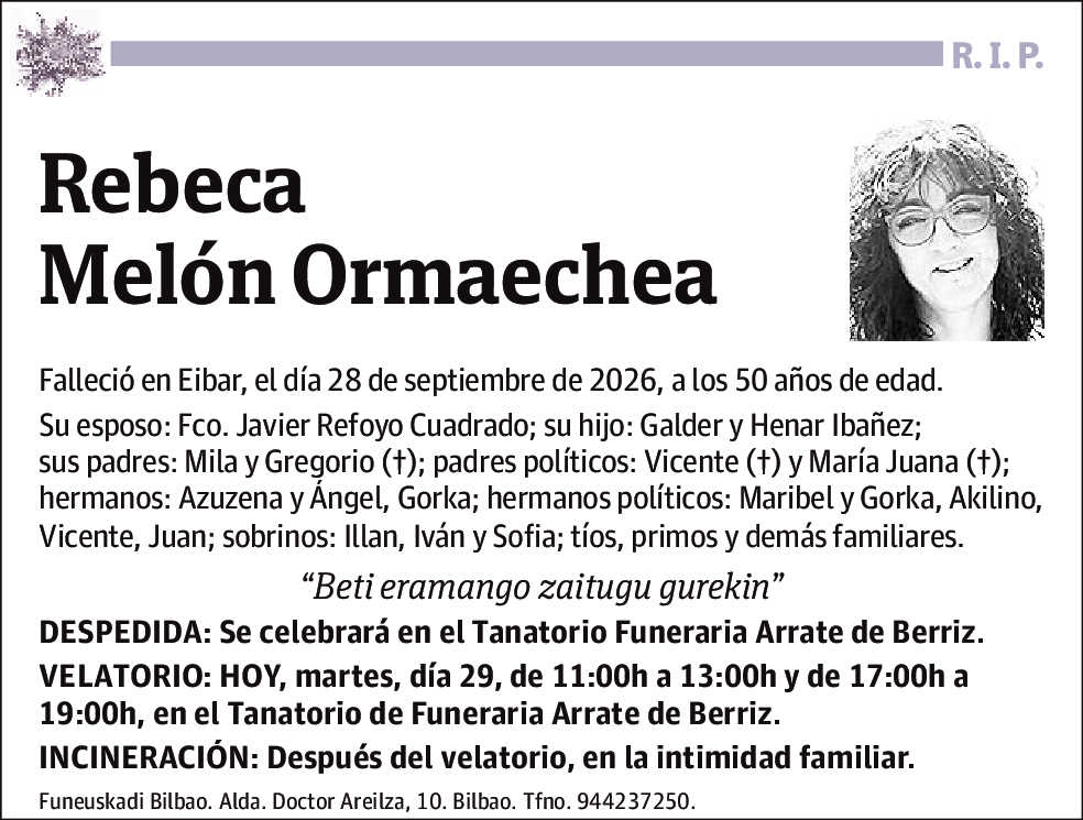 Rebeca Melón Ormaechea