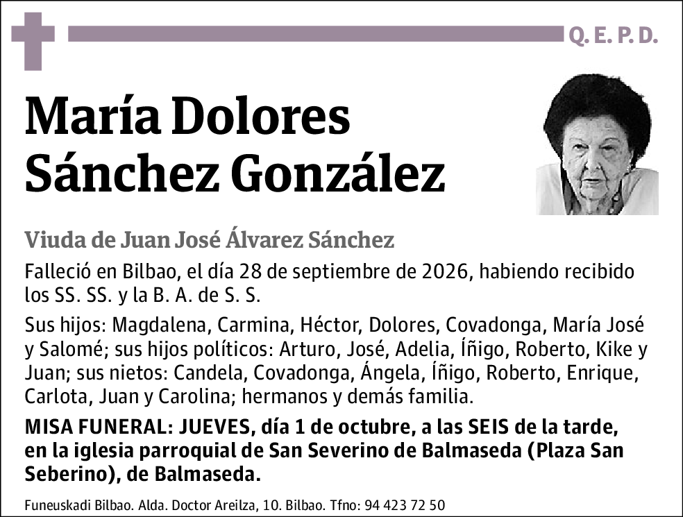 María Dolores Sánchez González