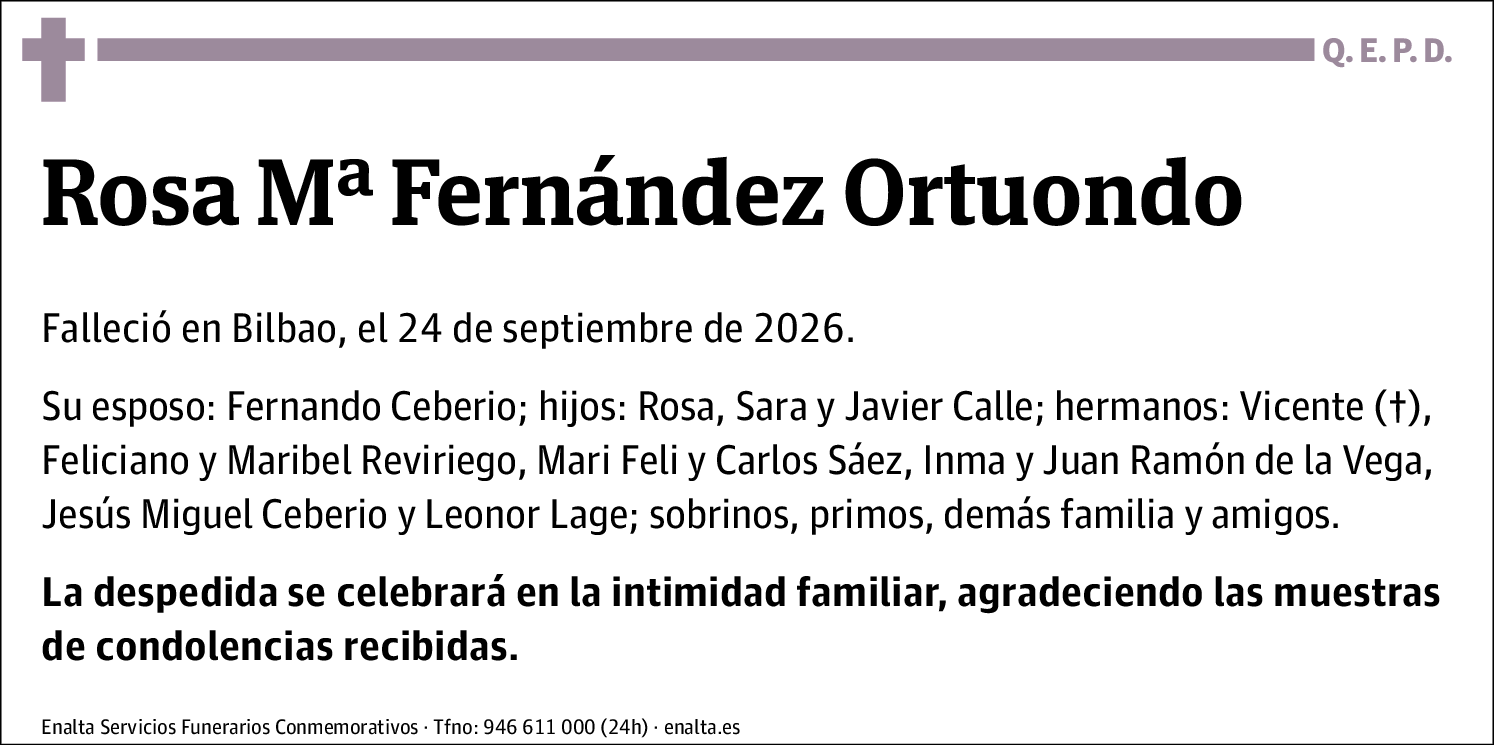 Rosa María Fernández Ortuondo