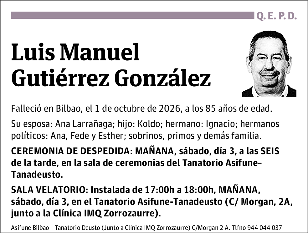 Luis Manuel Gutiérrez González