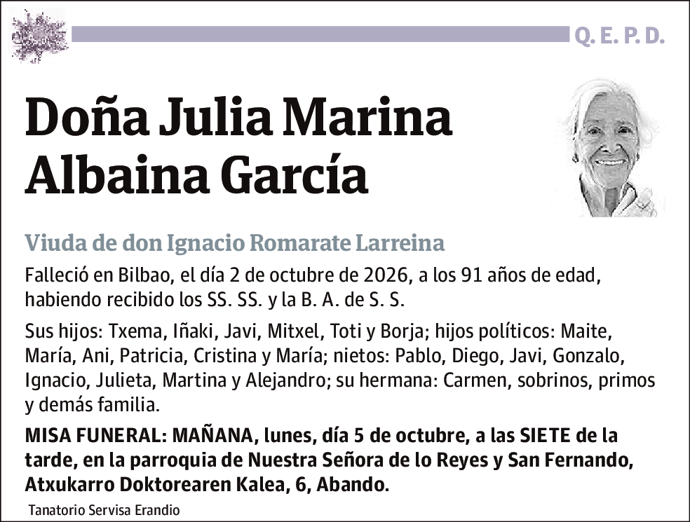 Julia Marina Albaina García