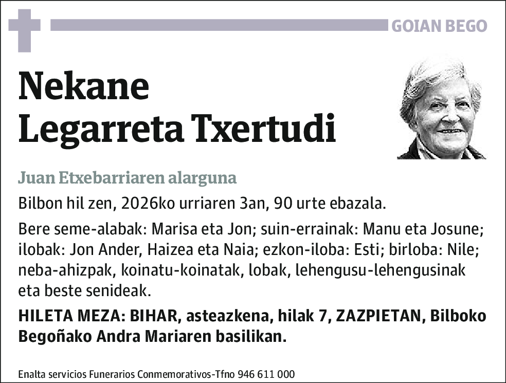Nekane Legarreta Txertudi