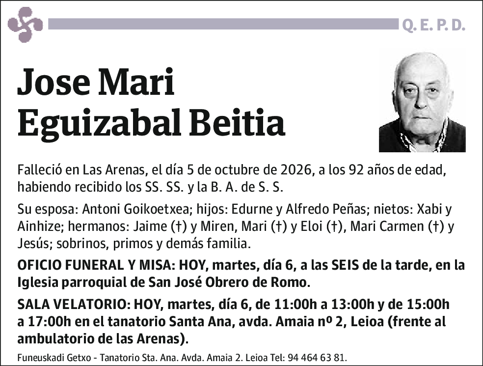 Jose Mari Eguizabal Beitia