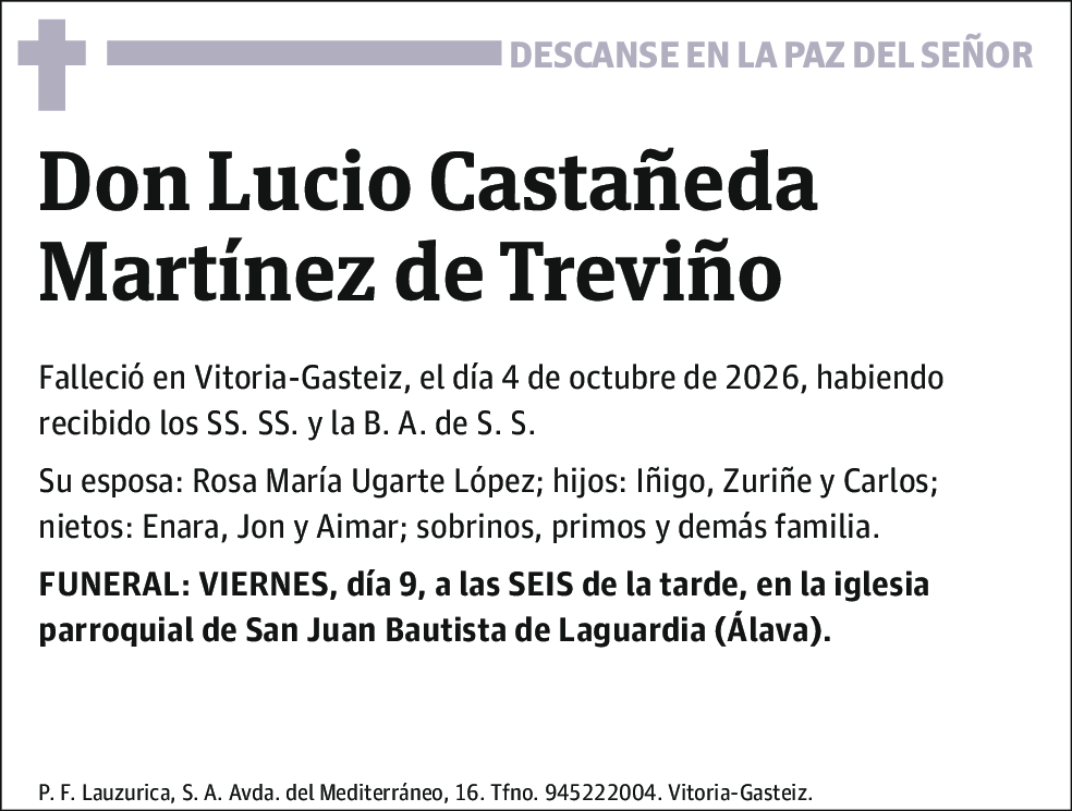 Lucio Castañeda Martínez de Treviño