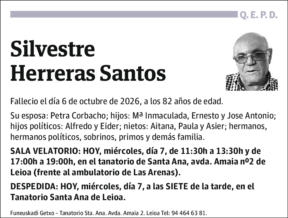 Silvestre Herreras Santos