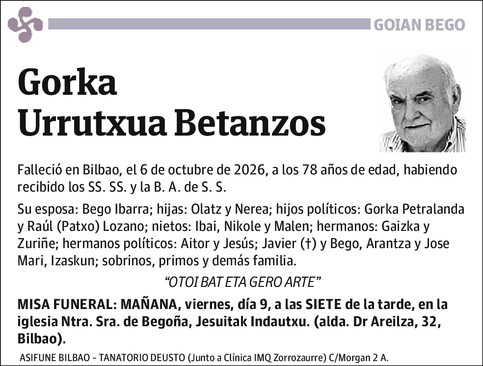 Gorka Urrutxua Betanzos