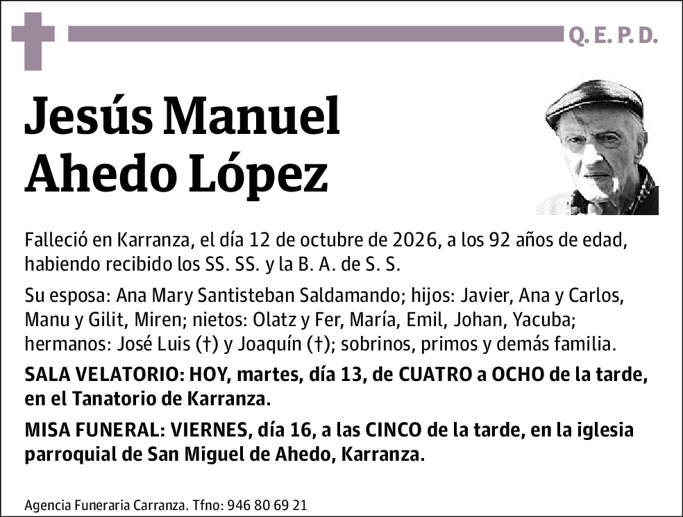Jesús Manuel Ahedo López