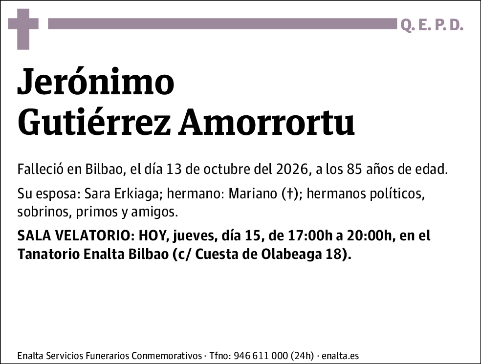 Jerónimo Gutiérrez Amorrortu