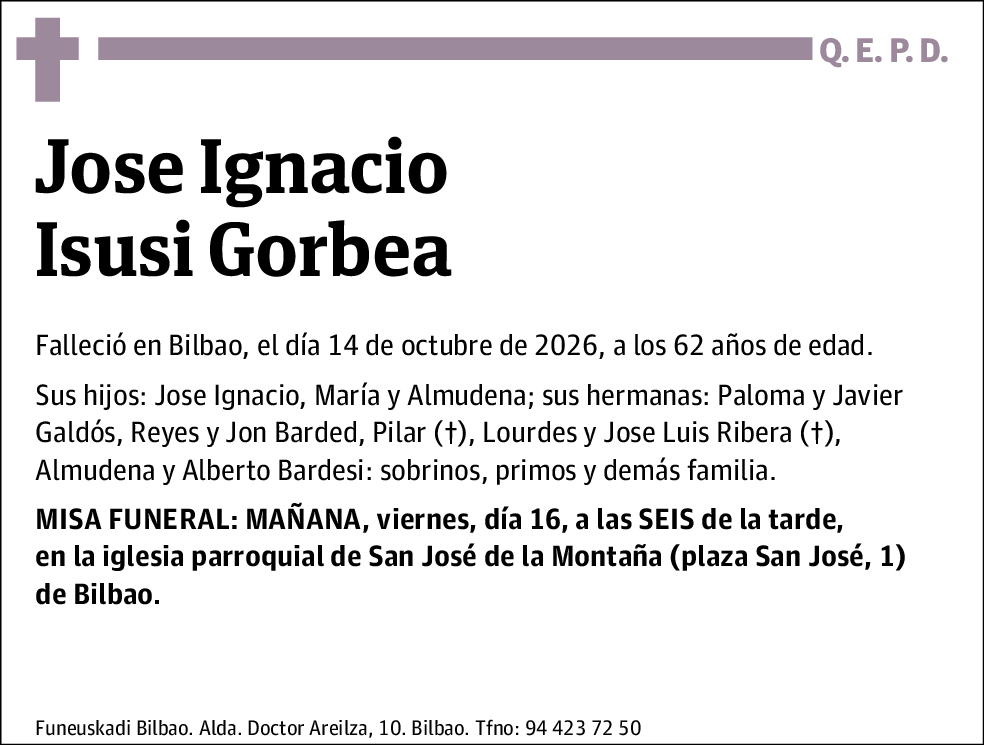 Jose Ignacio Isusi Gorbea
