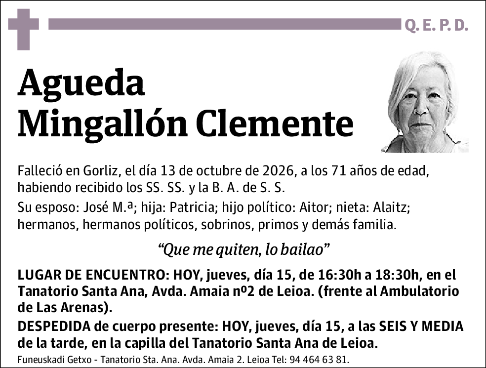 Agueda Mingallón Clemente