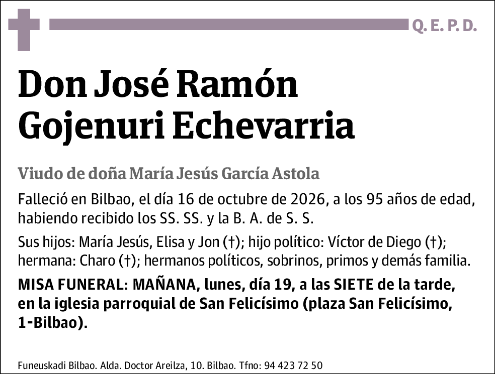 José Ramón Gojenuri Echevarria