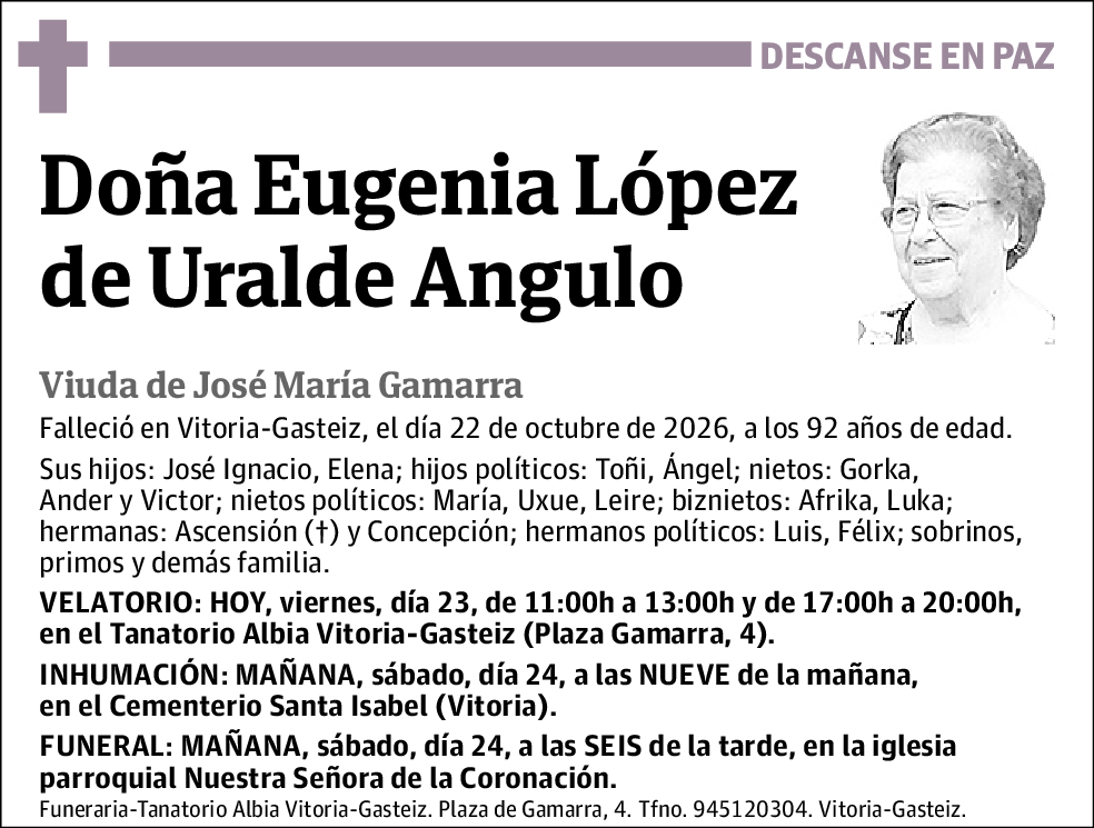 Eugenia López de Uralde Angulo