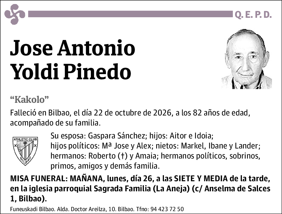 Jose Antonio Yoldi Pinedo