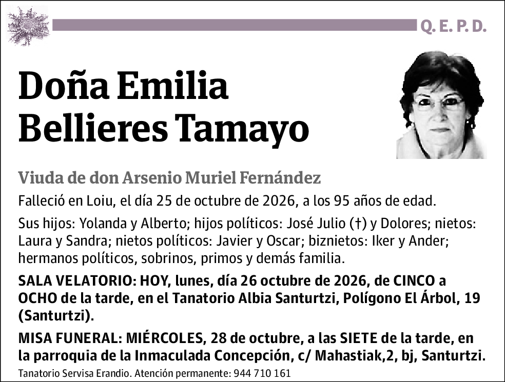Emilia Bellieres Tamayo