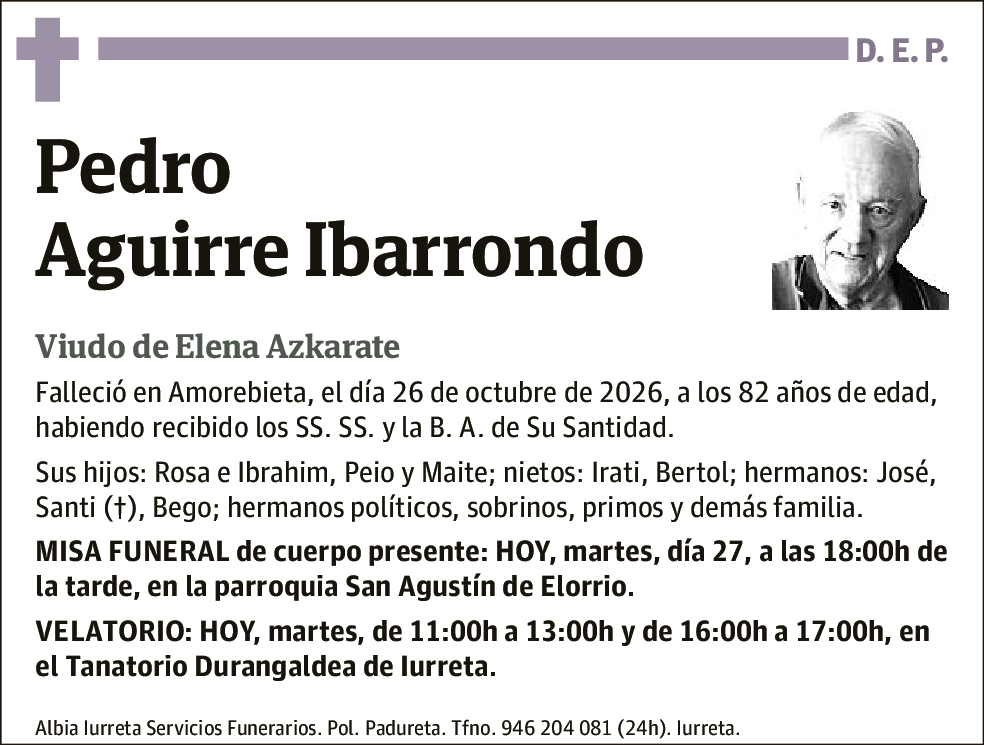 Pedro Aguirre Ibarrondo