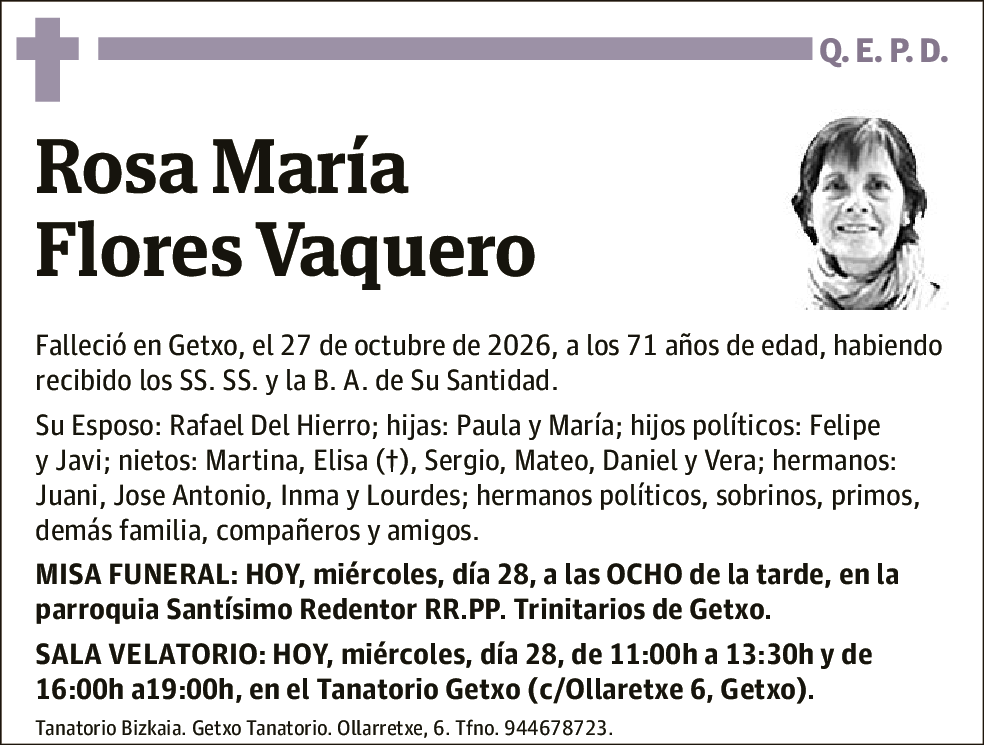 Rosa María Flores Vaquero
