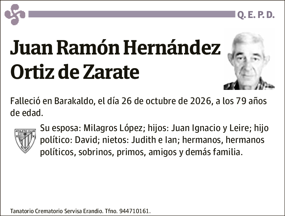 Juan Ramón Hernández Ortiz de Zarate