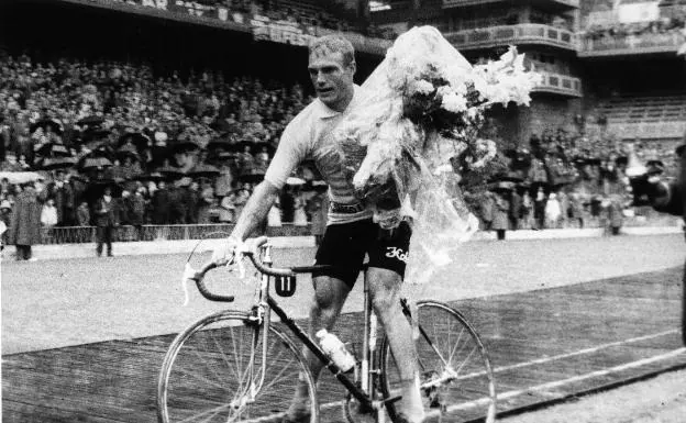 El alemán Rudy Altig ganó en San Mamés en la Vuelta de 1962./EL CORREO