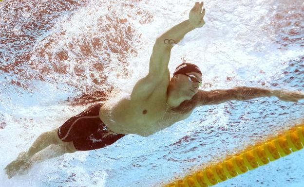 Dressel, en una competencia