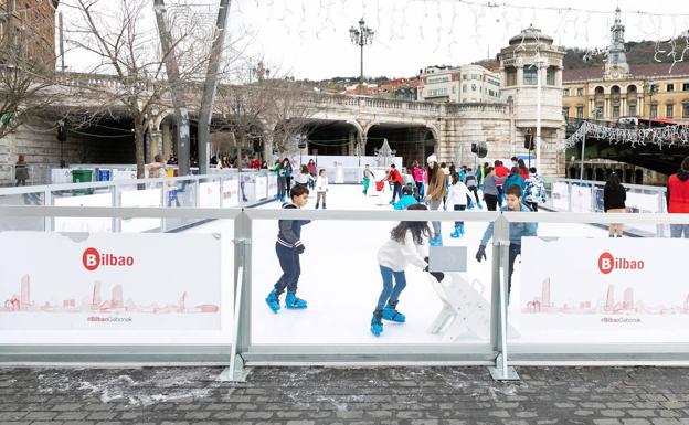 Bilbao mueve su pista de hielo al Muelle del Arenal - El Correo