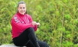La vizcaína, fija en la selección española de balonmano, apura sus últimos días en Barakaldo./BORJA AGUDO