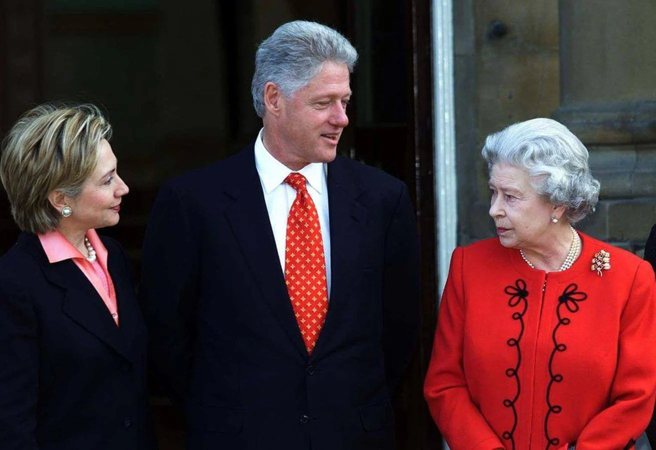 Visita de la familia Clinton