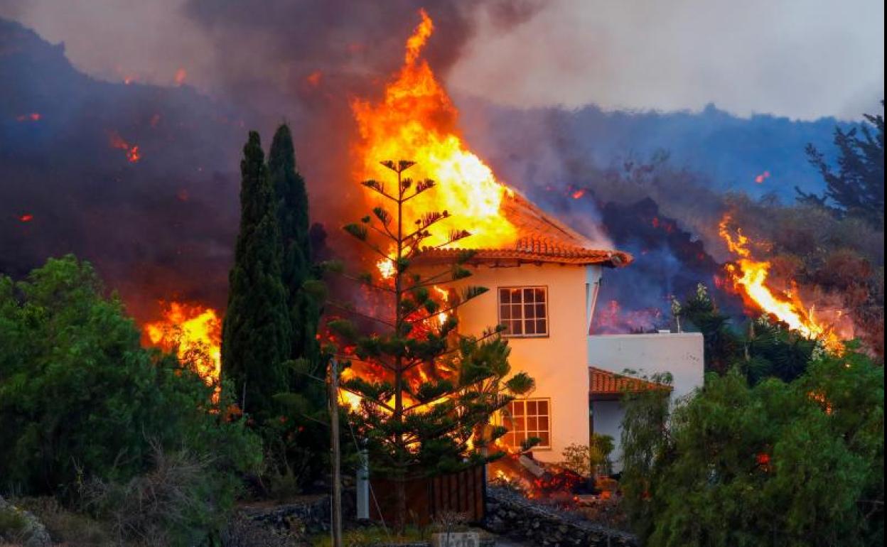 A Cuantos Grados Esta El Magma La lava del volcán de La Palma avanza al ritmo de una persona andando sin  prisa | El Correo