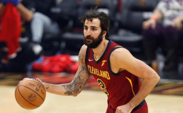 Ricky Rubio, during a game with the Cavaliers. 
