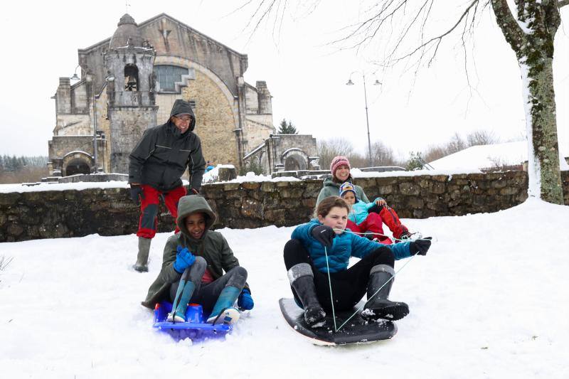 Fotos El temporal de nieve sorprende