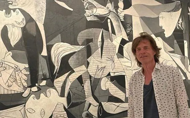 El 'Guernica', cañas y flamenco: así disfruta Mick Jagger de Madrid antes  del concierto de los Rolling Stones | El Correo