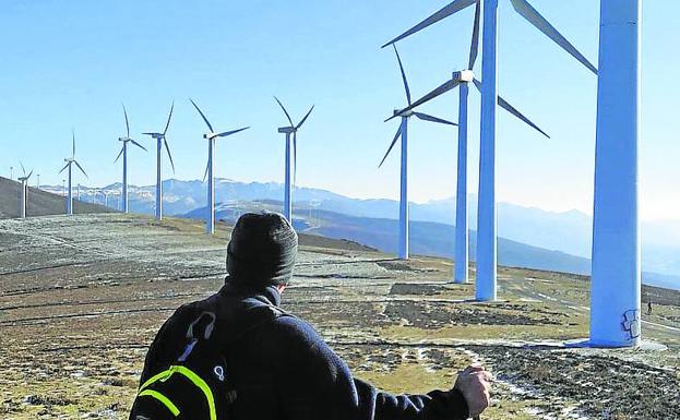 Sierra de Elguea wind farm. 