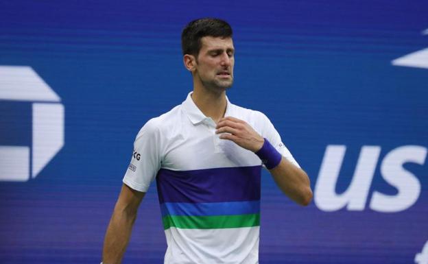 Djokovic, after the final of the US Open 2021, which he lost against Medvedev.