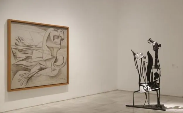 Exhibition «Picasso Year» on the 50th anniversary of his death, this Monday at the Reina Sofía Museum in Madrid.