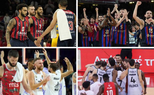 The four Spanish teams are in the playoffs.